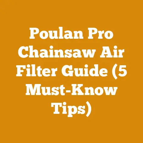 Poulan Pro Chainsaw Air Filter Guide (5 Must-Know Tips)