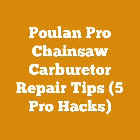 Poulan Pro Chainsaw Carburetor Repair Tips (5 Pro Hacks)