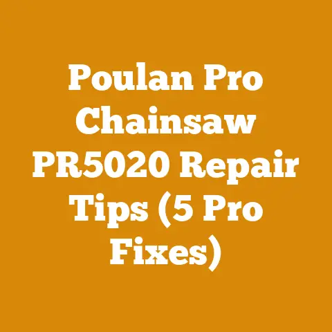 Poulan Pro Chainsaw PR5020 Repair Tips (5 Pro Fixes)