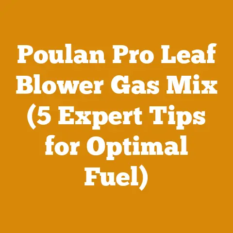 Poulan Pro Leaf Blower Gas Mix (5 Expert Tips for Optimal Fuel)