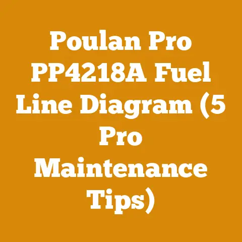 Poulan Pro PP4218A Fuel Line Diagram (5 Pro Maintenance Tips)