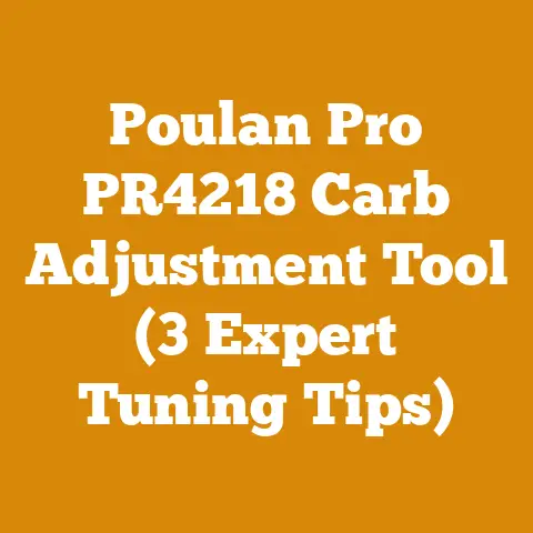 Poulan Pro PR4218 Carb Adjustment Tool (3 Expert Tuning Tips)
