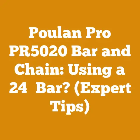 Poulan Pro PR5020 Bar and Chain: Using a 24″ Bar? (Expert Tips)