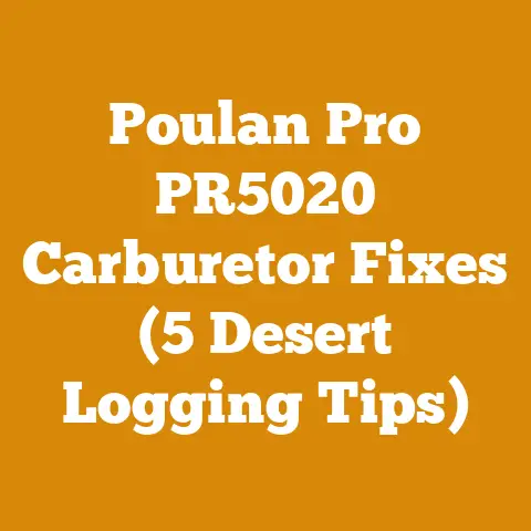 Poulan Pro PR5020 Carburetor Fixes (5 Desert Logging Tips)