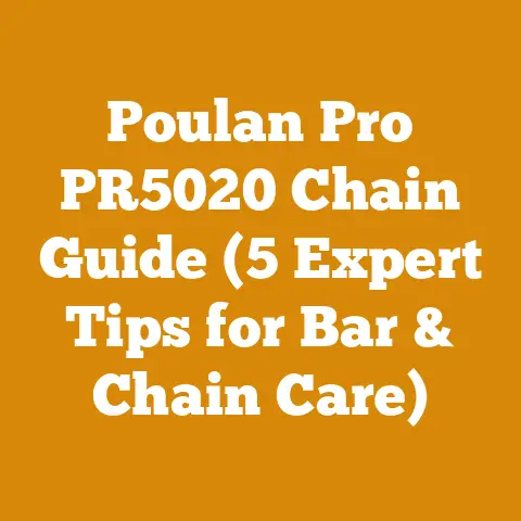 Poulan Pro PR5020 Chain Guide (5 Expert Tips for Bar & Chain Care)