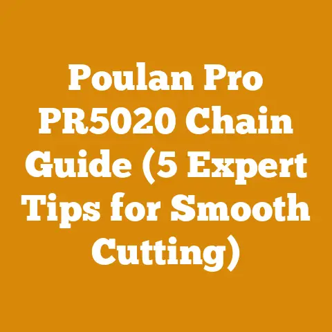 Poulan Pro PR5020 Chain Guide (5 Expert Tips for Smooth Cutting)