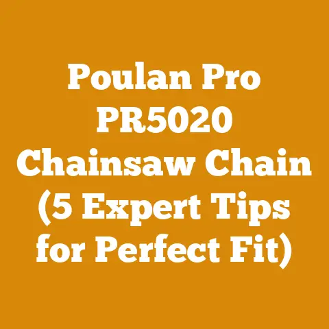 Poulan Pro PR5020 Chainsaw Chain (5 Expert Tips for Perfect Fit)