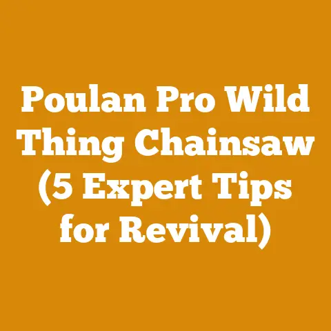 Poulan Pro Wild Thing Chainsaw (5 Expert Tips for Revival)