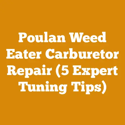Poulan Weed Eater Carburetor Repair (5 Expert Tuning Tips)