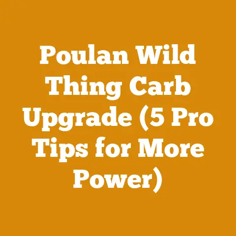 Poulan Wild Thing Carb Upgrade (5 Pro Tips for More Power)