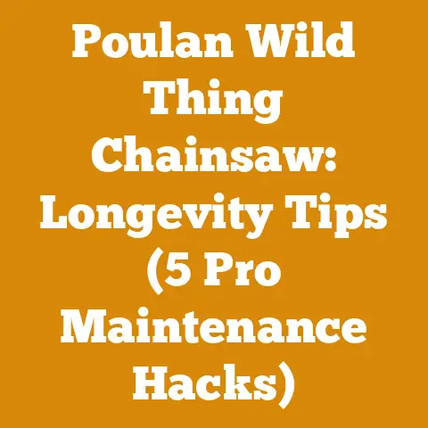 Poulan Wild Thing Chainsaw: Longevity Tips (5 Pro Maintenance Hacks)