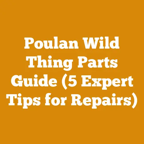Poulan Wild Thing Parts Guide (5 Expert Tips for Repairs)