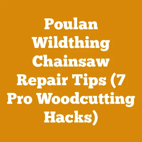 Poulan Wildthing Chainsaw Repair Tips (7 Pro Woodcutting Hacks)