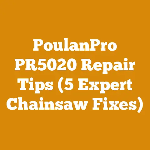 PoulanPro PR5020 Repair Tips (5 Expert Chainsaw Fixes)