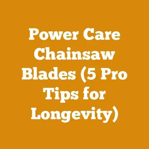 Power Care Chainsaw Blades (5 Pro Tips for Longevity)