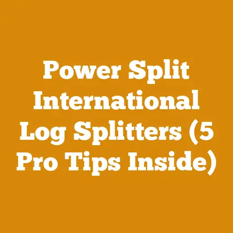 Power Split International Log Splitters (5 Pro Tips Inside)
