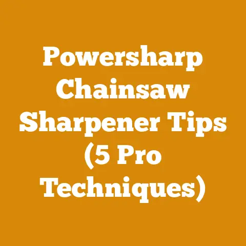 Powersharp Chainsaw Sharpener Tips (5 Pro Techniques)