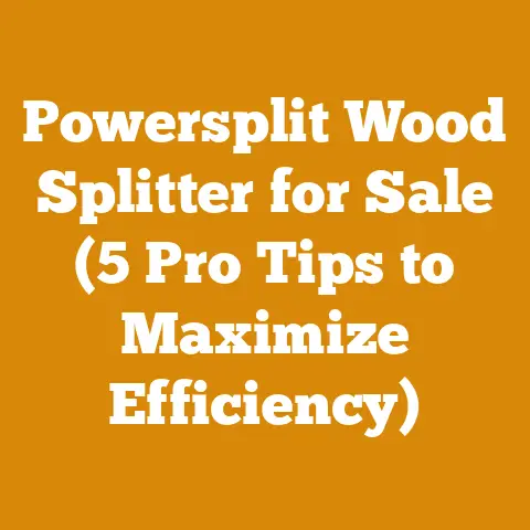 Powersplit Wood Splitter for Sale (5 Pro Tips to Maximize Efficiency)