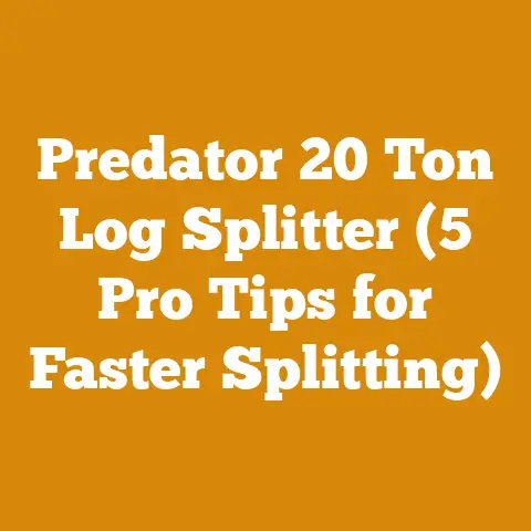Predator 20 Ton Log Splitter (5 Pro Tips for Faster Splitting)