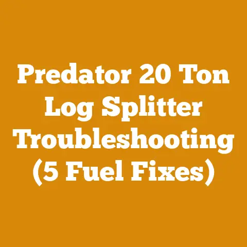Predator 20 Ton Log Splitter Troubleshooting (5 Fuel Fixes)