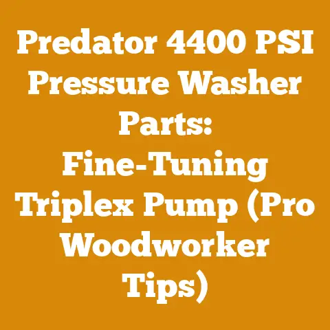 Predator 4400 PSI Pressure Washer Parts: Fine-Tuning Triplex Pump (Pro Woodworker Tips)