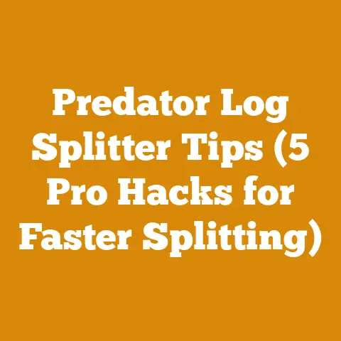 Predator Log Splitter Tips (5 Pro Hacks for Faster Splitting)