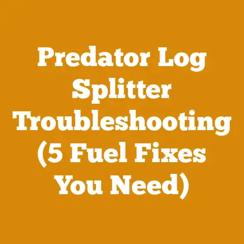 Predator Log Splitter Troubleshooting (5 Fuel Fixes You Need)
