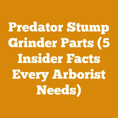 Predator Stump Grinder Parts (5 Insider Facts Every Arborist Needs)