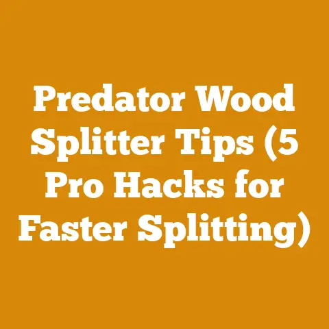 Predator Wood Splitter Tips (5 Pro Hacks for Faster Splitting)