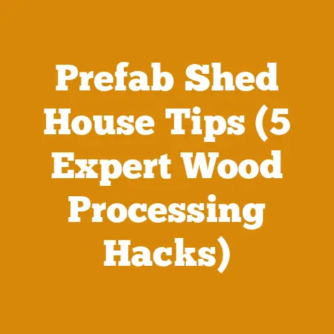 Prefab Shed House Tips (5 Expert Wood Processing Hacks)