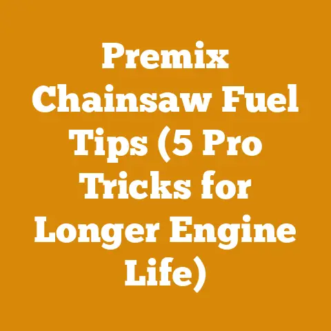 Premix Chainsaw Fuel Tips (5 Pro Tricks for Longer Engine Life)