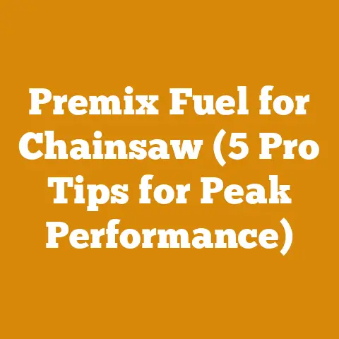 Premix Fuel for Chainsaw (5 Pro Tips for Peak Performance)