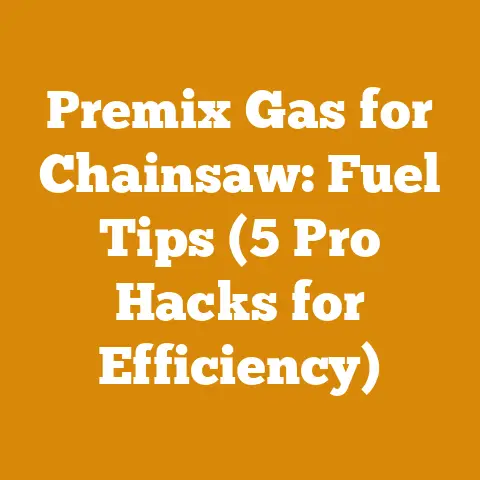 Premix Gas for Chainsaw: Fuel Tips (5 Pro Hacks for Efficiency)