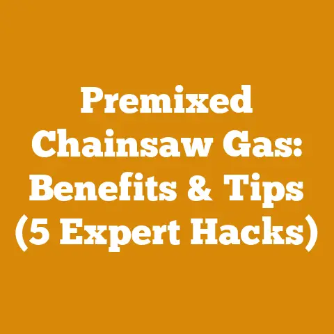 Premixed Chainsaw Gas: Benefits & Tips (5 Expert Hacks)