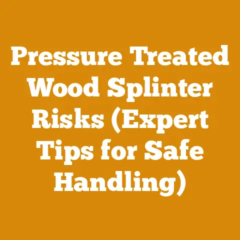 Pressure Treated Wood Splinter Risks (Expert Tips for Safe Handling)