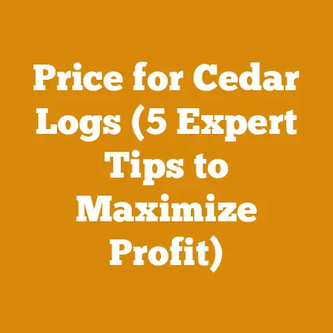 Price for Cedar Logs (5 Expert Tips to Maximize Profit)