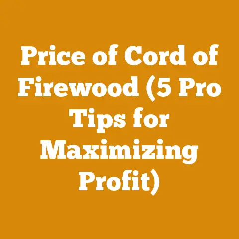 Price of Cord of Firewood (5 Pro Tips for Maximizing Profit)