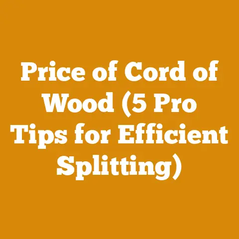 Price of Cord of Wood (5 Pro Tips for Efficient Splitting)
