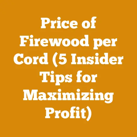 Price of Firewood per Cord (5 Insider Tips for Maximizing Profit)