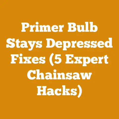 Primer Bulb Stays Depressed Fixes (5 Expert Chainsaw Hacks)