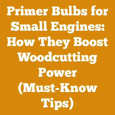 Primer Bulbs for Small Engines: How They Boost Woodcutting Power (Must-Know Tips)