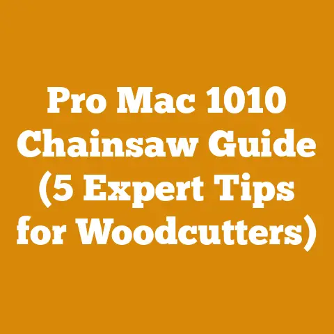 Pro Mac 1010 Chainsaw Guide (5 Expert Tips for Woodcutters)