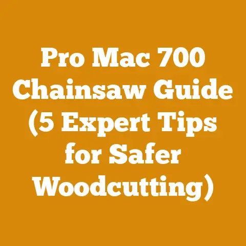 Pro Mac 700 Chainsaw Guide (5 Expert Tips for Safer Woodcutting)