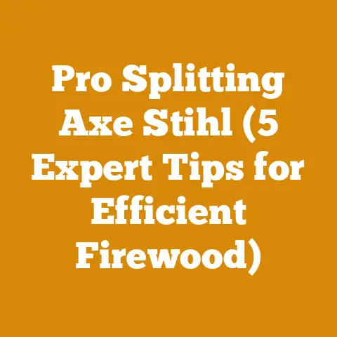 Pro Splitting Axe Stihl (5 Expert Tips for Efficient Firewood)