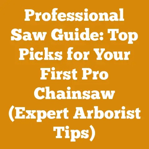 Professional Saw Guide: Top Picks for Your First Pro Chainsaw (Expert Arborist Tips)