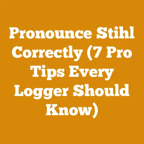 Pronounce Stihl Correctly (7 Pro Tips Every Logger Should Know)