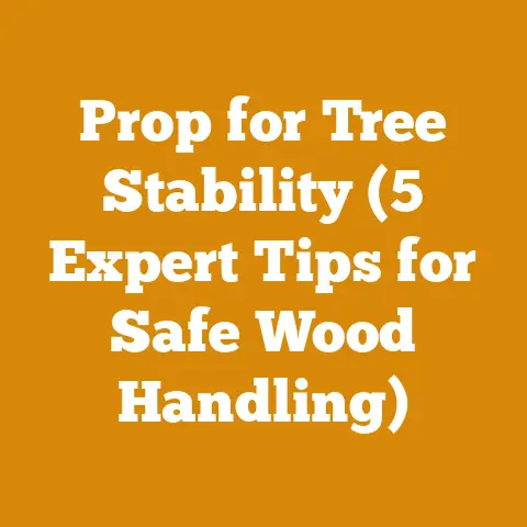 Prop for Tree Stability (5 Expert Tips for Safe Wood Handling)