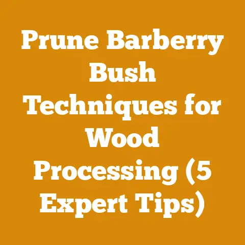 Prune Barberry Bush Techniques for Wood Processing (5 Expert Tips)