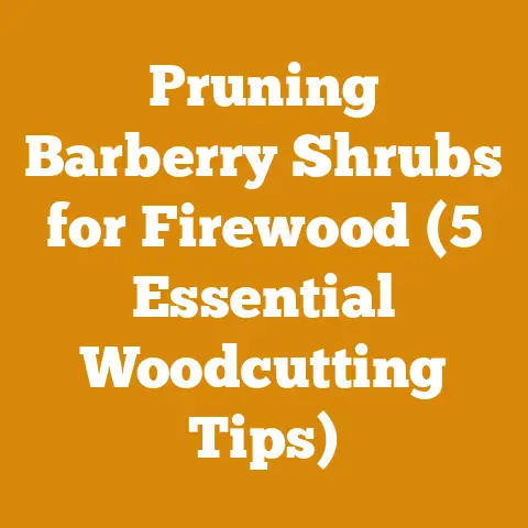 Pruning Barberry Shrubs for Firewood (5 Essential Woodcutting Tips)