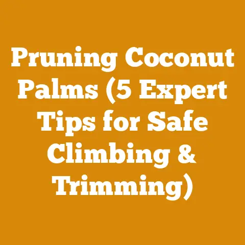 Pruning Coconut Palms (5 Expert Tips for Safe Climbing & Trimming)